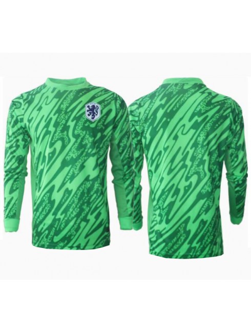 Nizozemska Golmanski Domaci Dres EP 2024 Dugim Rukavima Nizozemska Golmanski Domaci Dres EP 2024 Dugim Rukavima